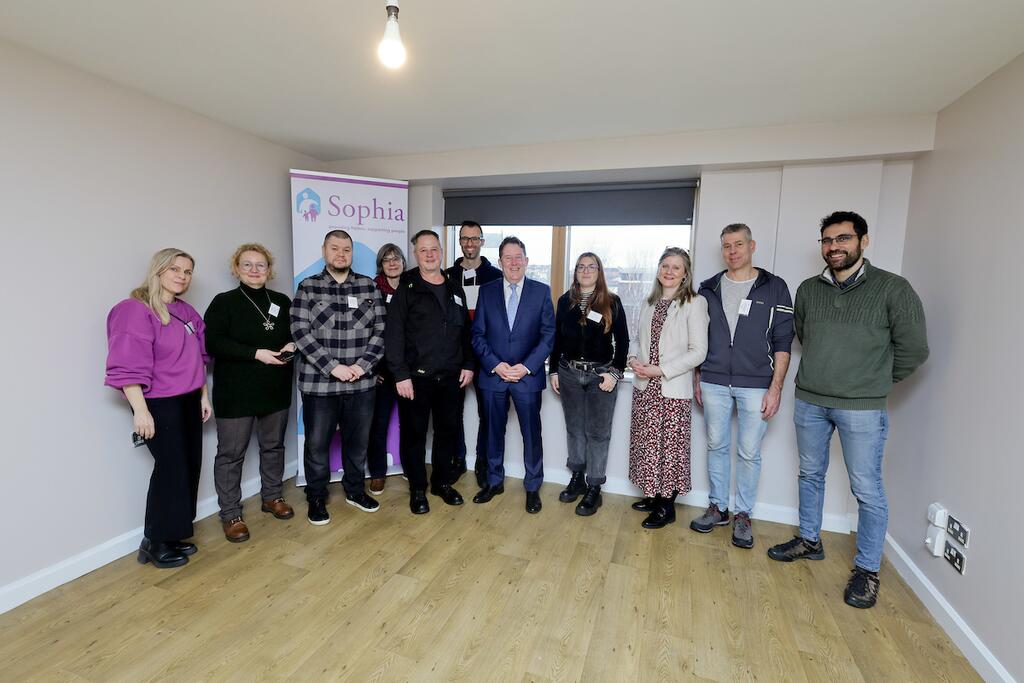 Minister Darragh O'Brien TD with AHF