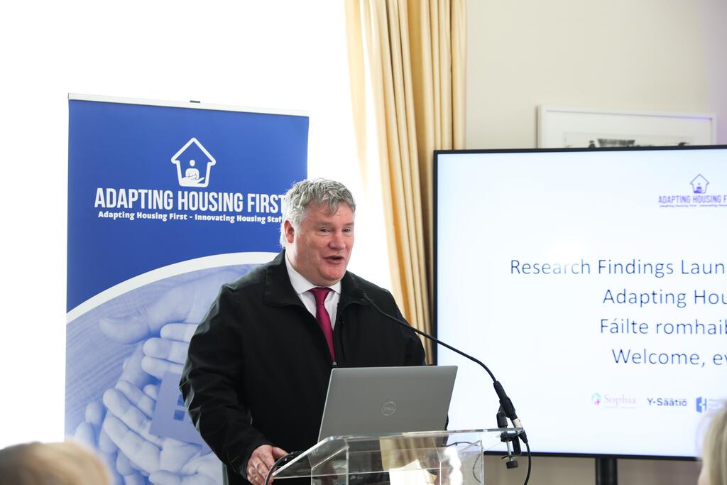 Tony Presenting at launch